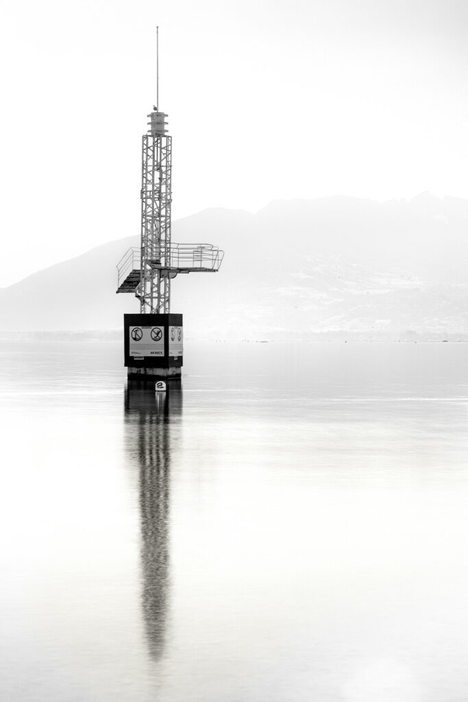 L'ancien plongeoir à Annecy