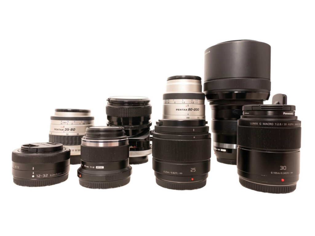 Illustration d'objectifs photo