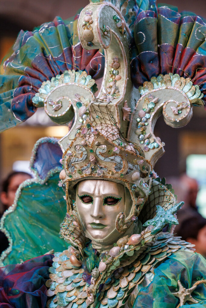 Poséidon au carnaval vénitien d'Annecy