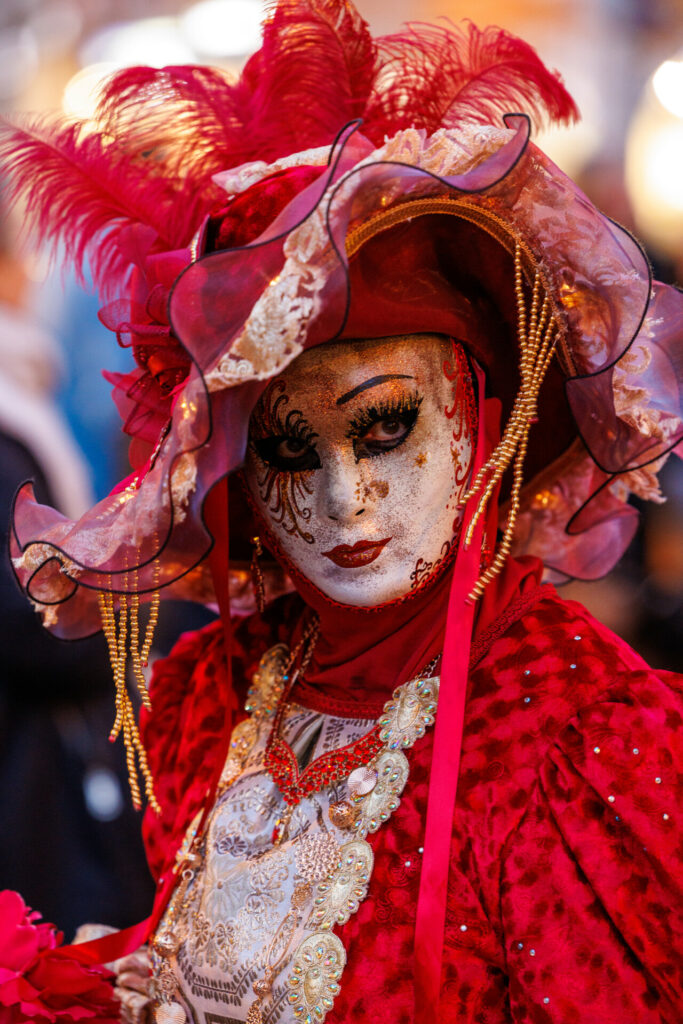 Portrait de costume vénitien à Annecy