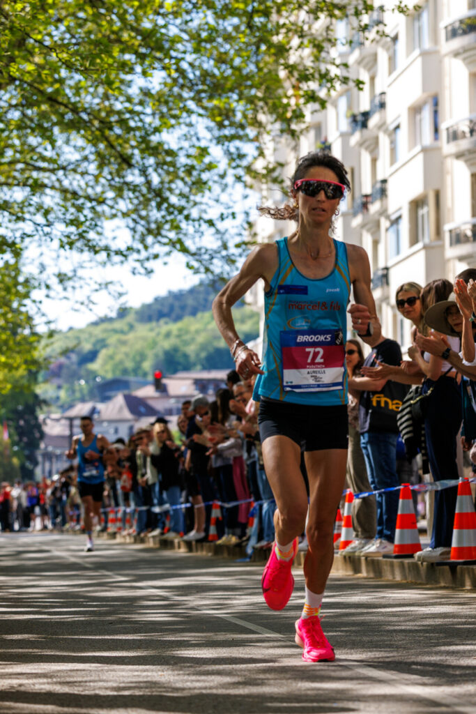 Magali Aureille au marathon d’Annecy 2026