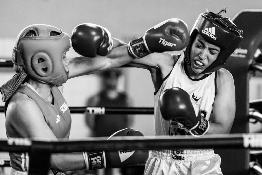 Gala de boxe Kersall Burgaud Nellie contre Lakehal Assia