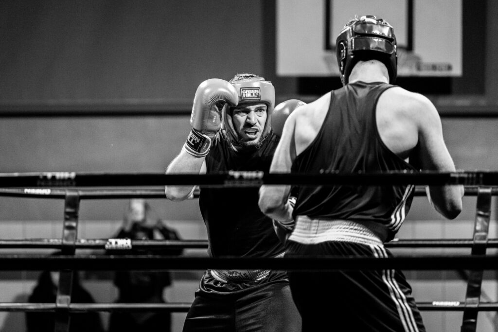 Gala de boxe Gelin Sofiane contre Schneuwly Vincent