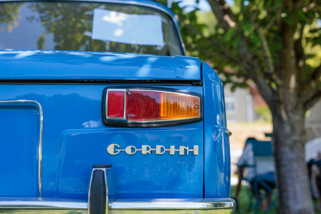 Arrière d'une Renault 8 Gordini