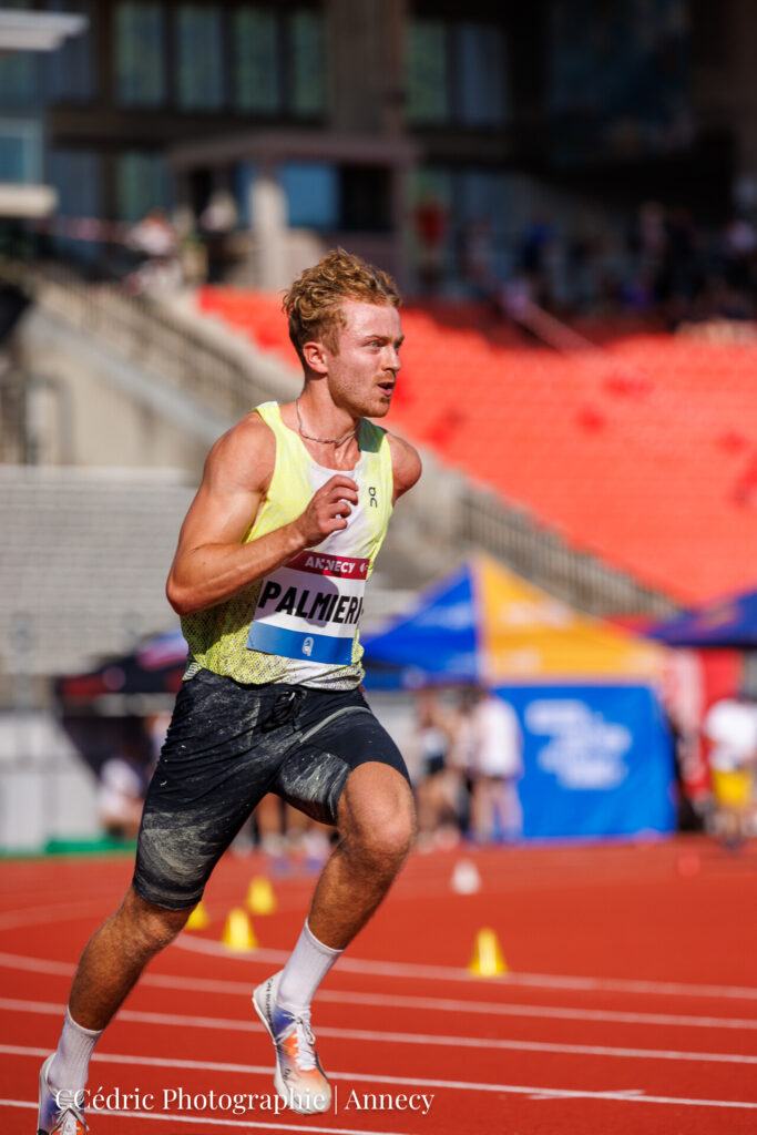 Palmieri Luigi au meeting d'athlétisme d'Annecy