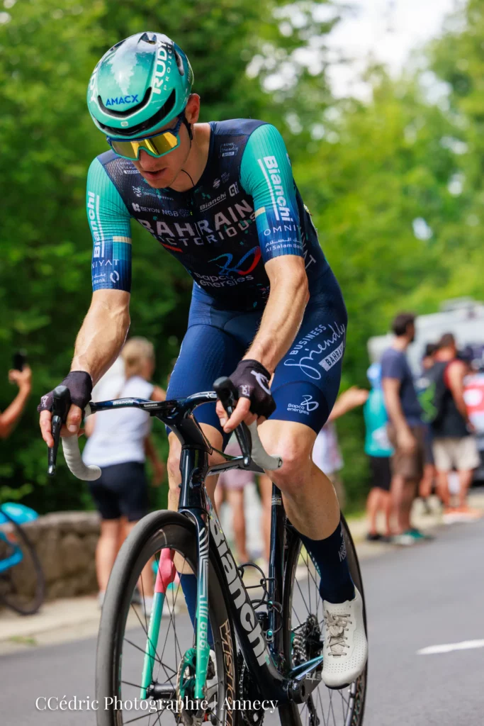 Matej Mohoric dans la montée du Salève 2026