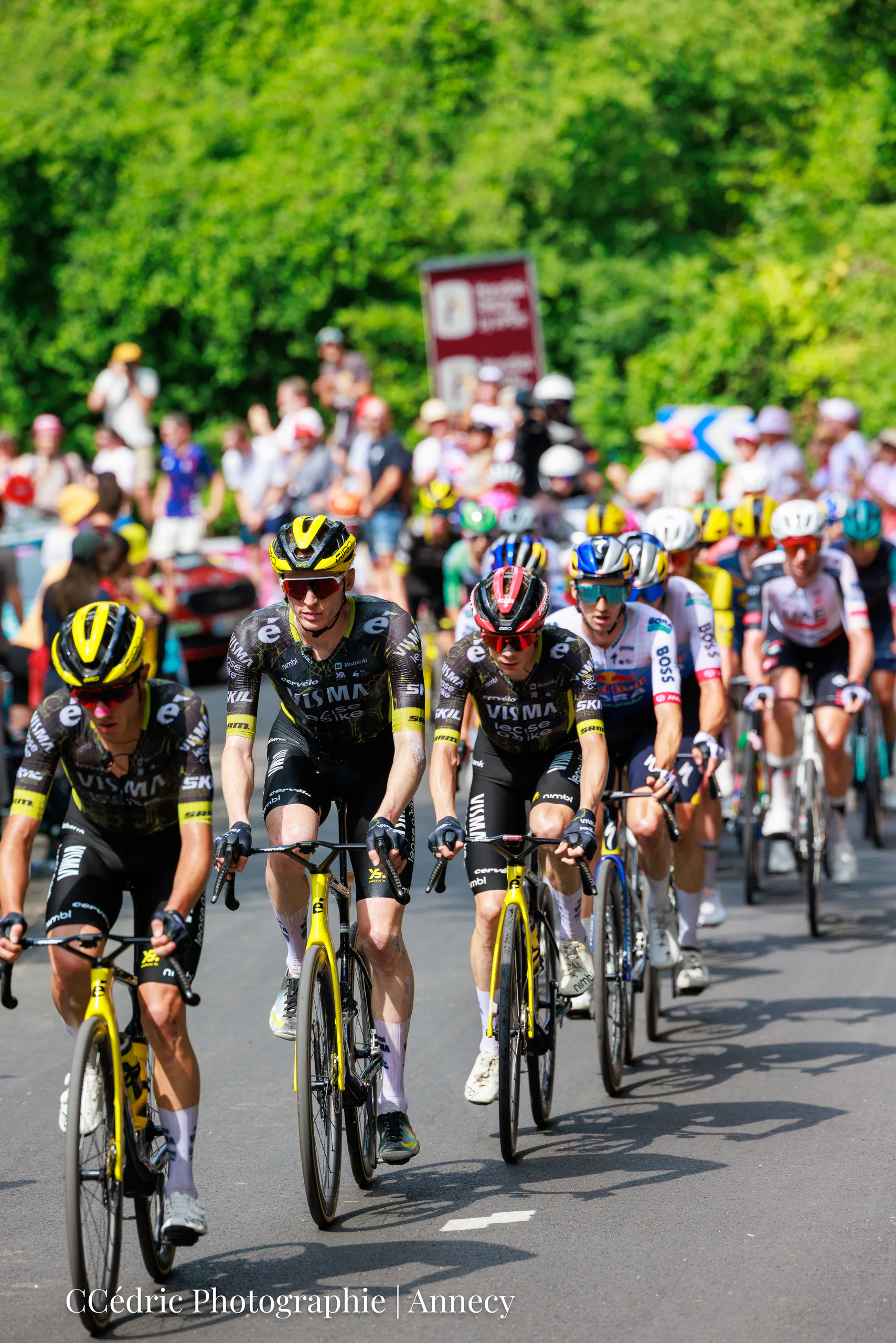 Jonas Vingegaard Hansen et ses équipiers sur le Tour de France 2026