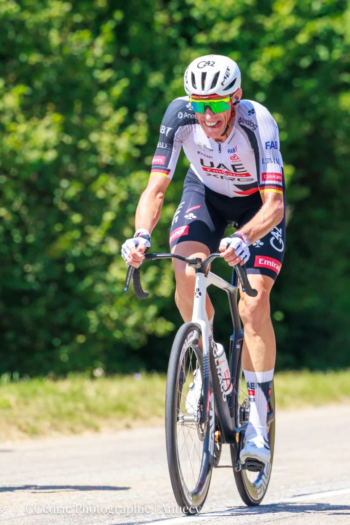 Nils Politt à Lescheraines lors du Tour de France 2026