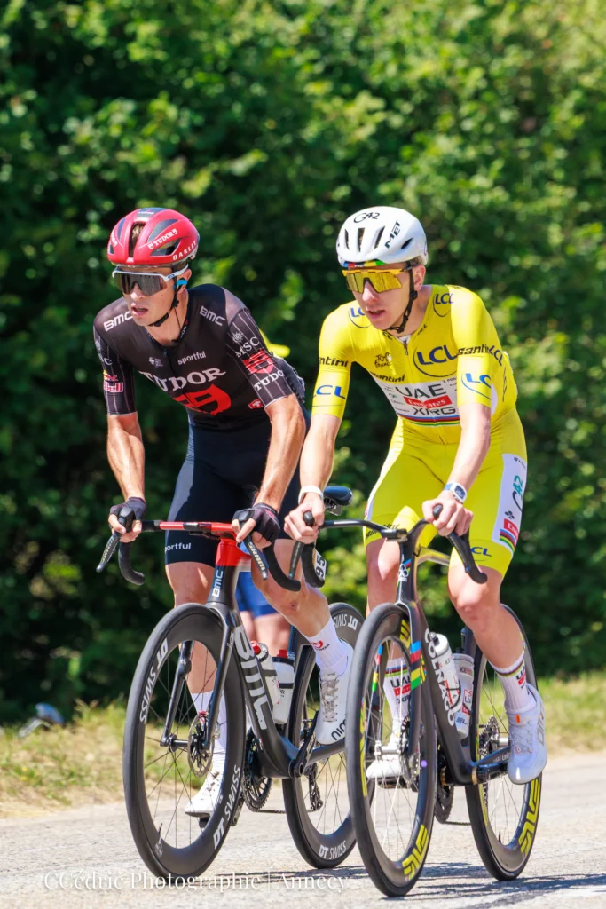 Tadej Pogacar et Rick Pluimers sur le Tour de France 2026