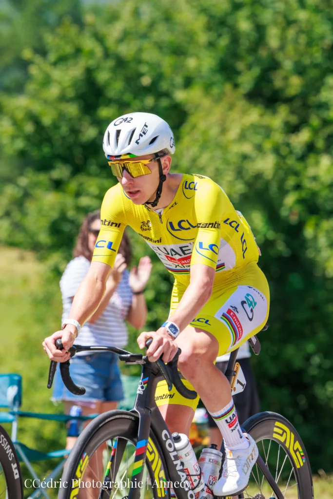 Tadej Pogacar en Haute Savoie en 2026